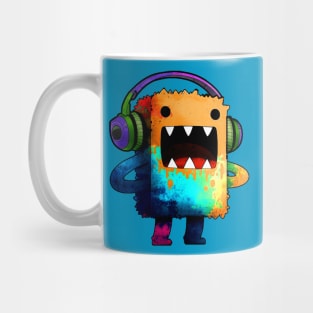 Boxy Monster with Headphones Mug